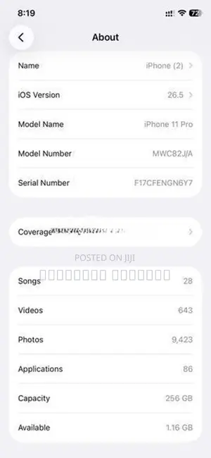 Apple iPhone 11 Pro (Used)