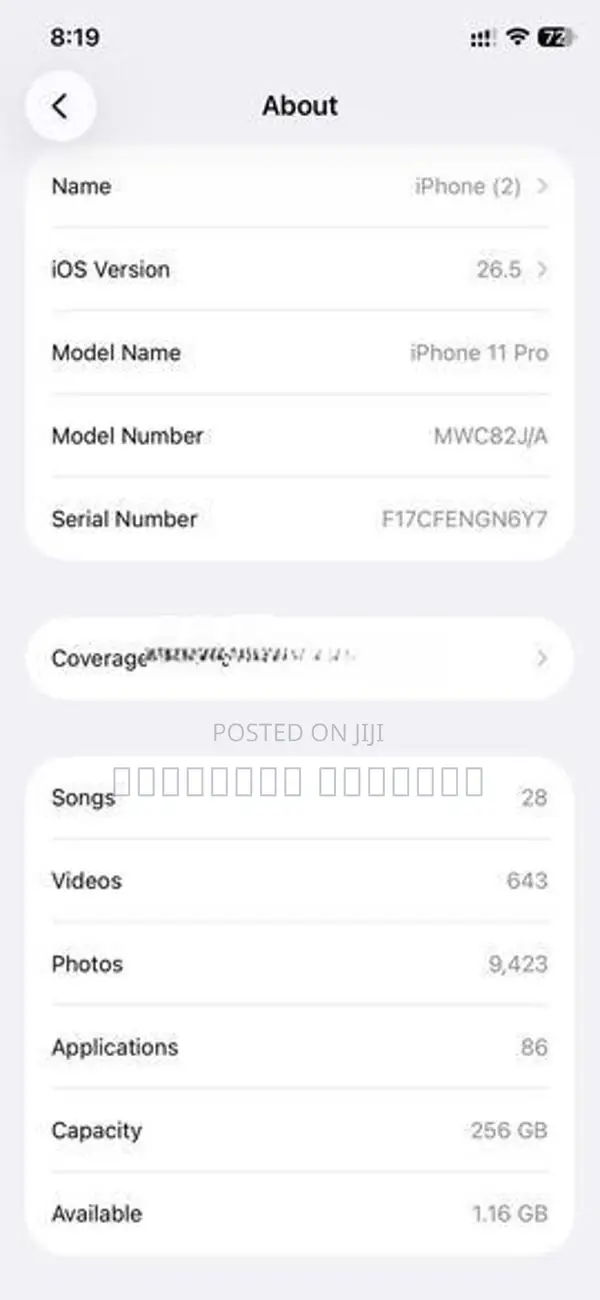 Apple iPhone 11 Pro (Used)