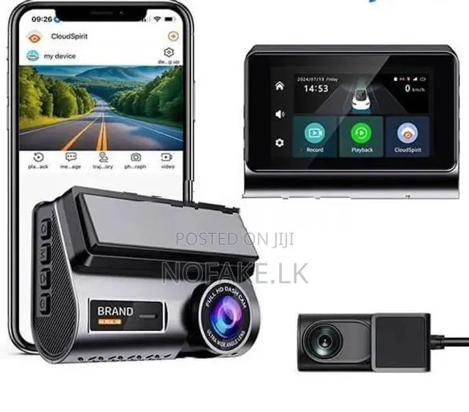 4G 2K Dual Lens Dash Camera with GPS and live Cam Tracking