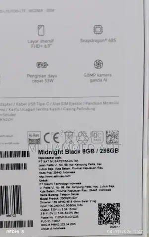 Xiaomi Redmi 15 (Used)