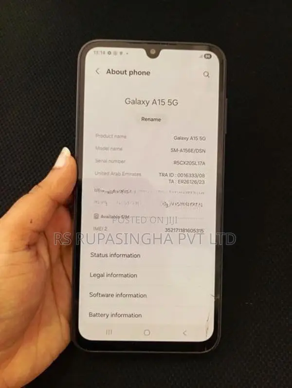 Samsung Galaxy A15 (5G) 4GB/128GB (Used)