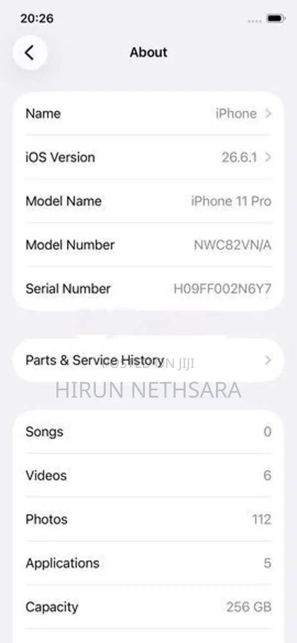 Apple iPhone 11 Pro 256GB (Used)