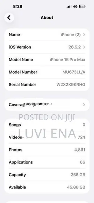 Apple iPhone 15 Pro Max (Used)