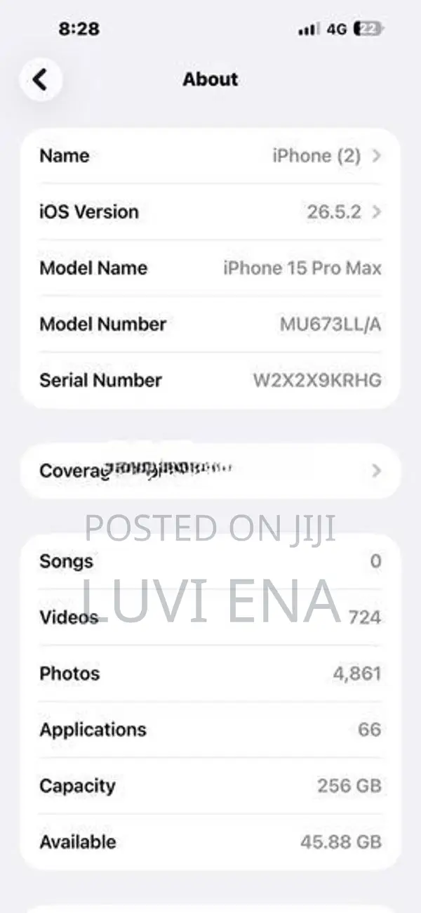 Apple iPhone 15 Pro Max (Used)