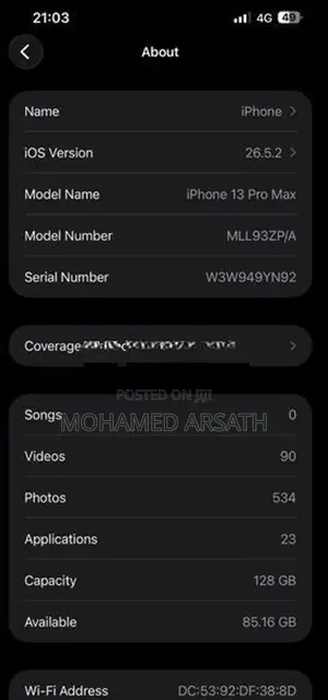 Apple iPhone 13 Pro Max (Used)