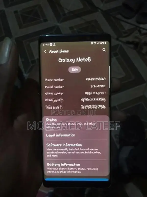 Samsung Galaxy Note 8 (Used)