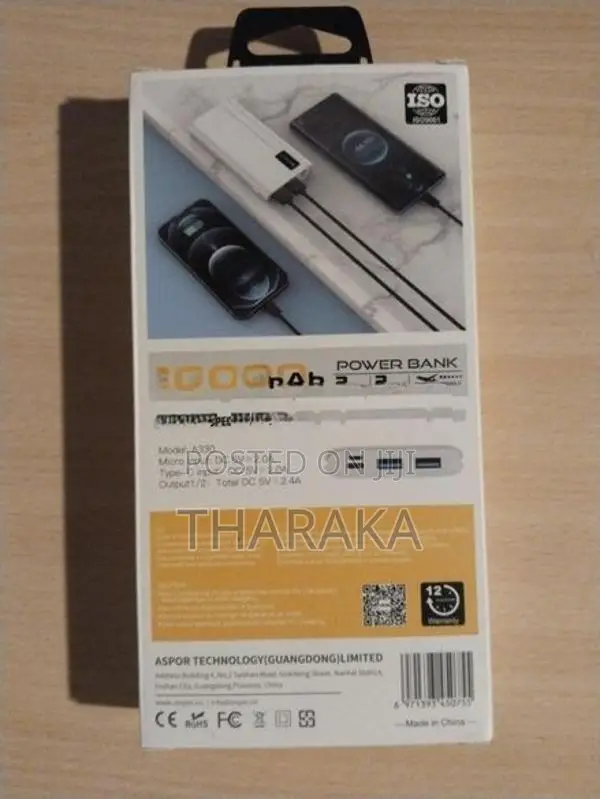 Aspor A335 Fast Charging Power Bank 10000mAh (Brand New)