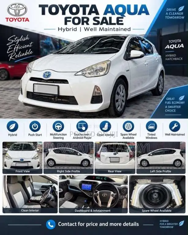 Toyota Aqua 2012 Car (Used)