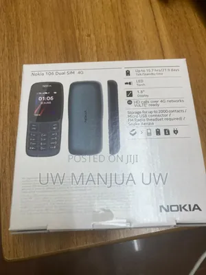New Nokia 106 Black