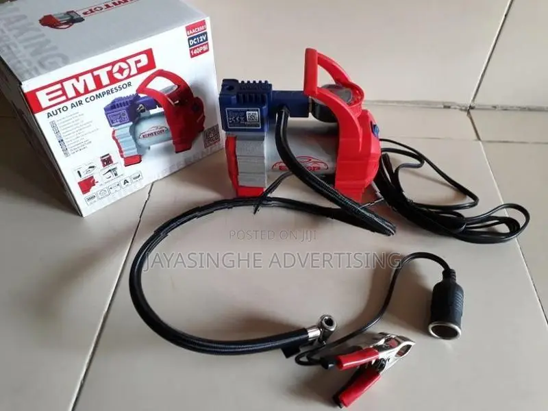 Auto Compressor / Air Pump Tyre Infiltrator (12V - D.C, 10A)