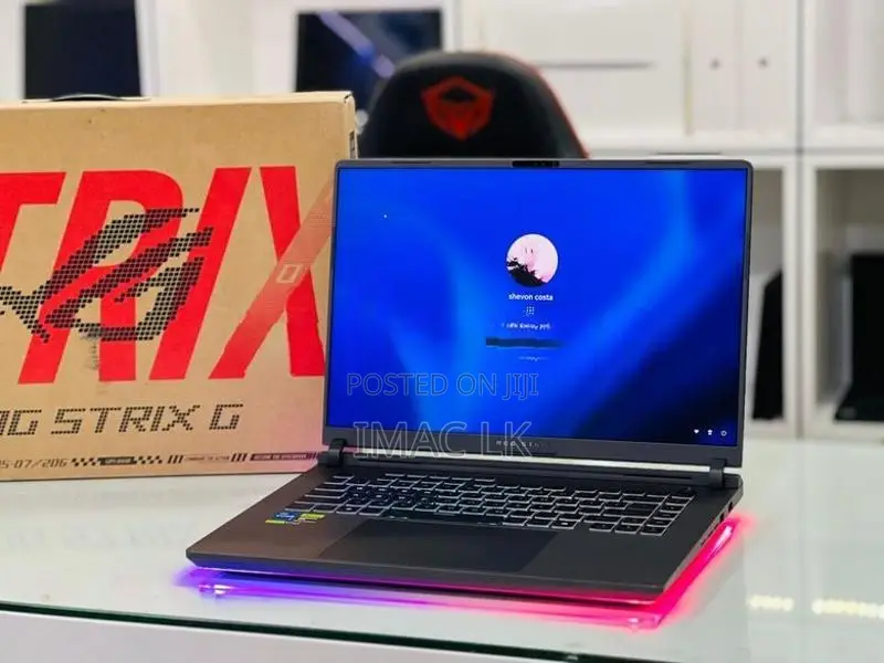 Asus Rog Strix G15-Core i7 10th Gen +144Hz /GTX 1650TI 4GB VGA +Laptop