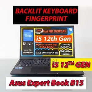 Brand New ASUS ExpertBook B15 Core 5-14th Gen|8GB DDR5 Ram Laptop