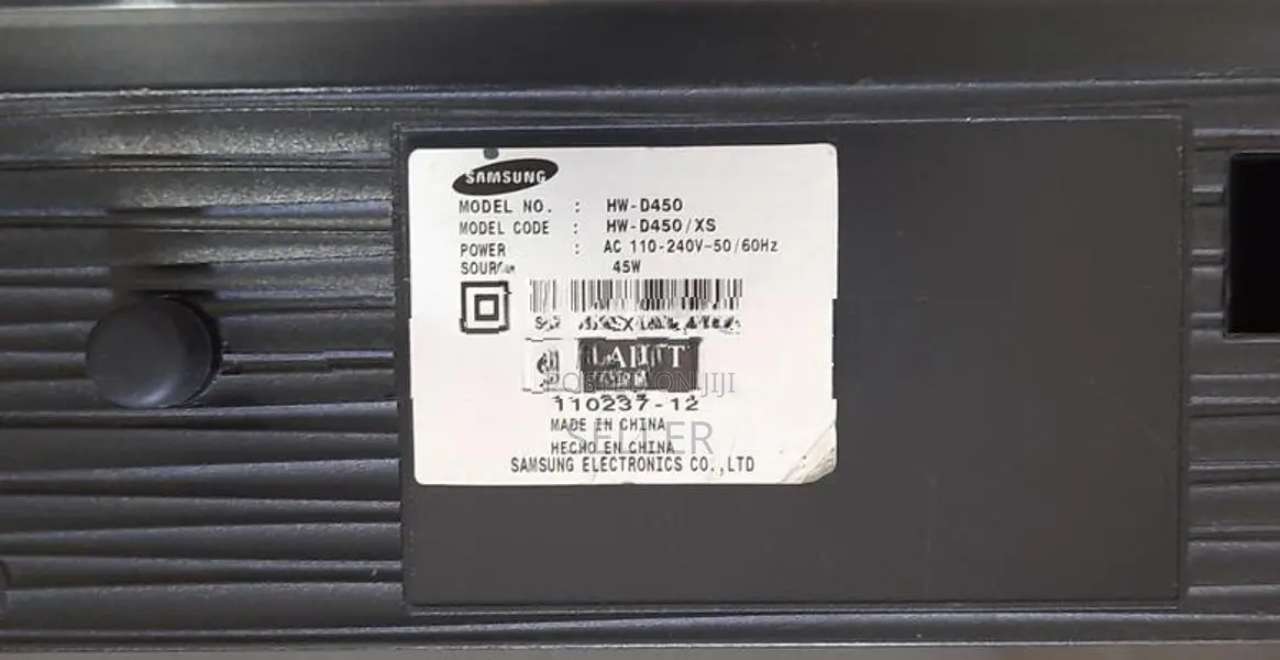 Samsung Sound Bar Hw-450