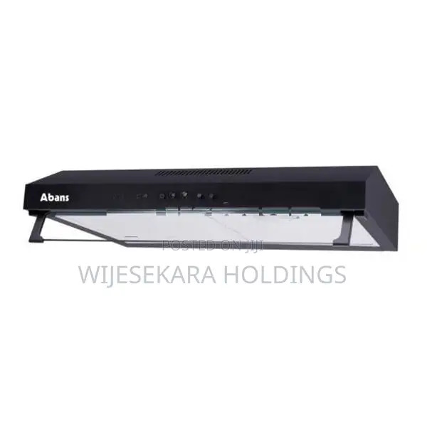 Abans 60cm Cassette Cooker Hood in Sleek Black