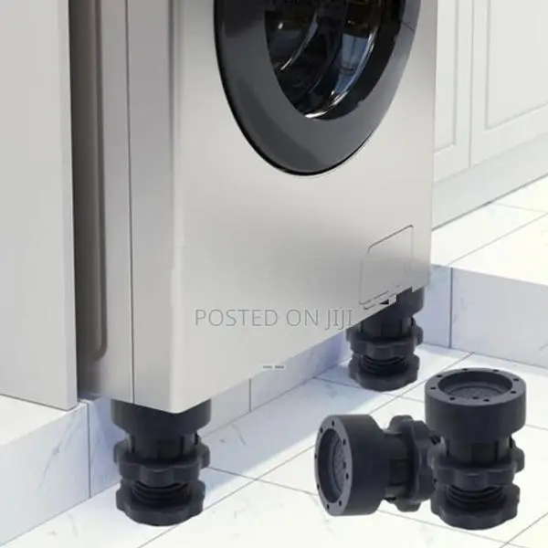Adjustable anti vibration washing machine feet pad
