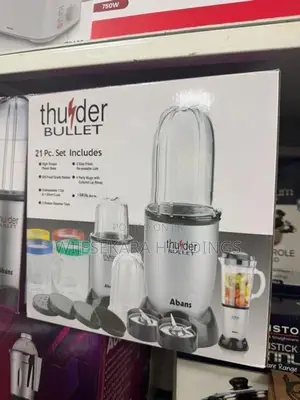 Abans Thunder Bullet Blender 21-Piece Complete Multi-Purpose Set