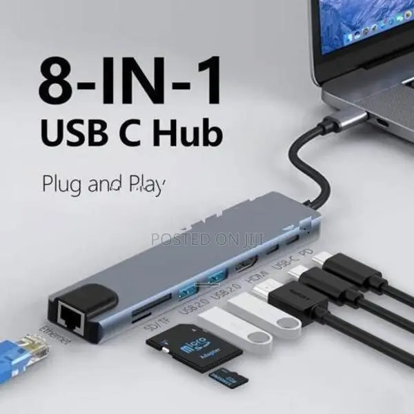 8 In 1 Type C Otg Converter
