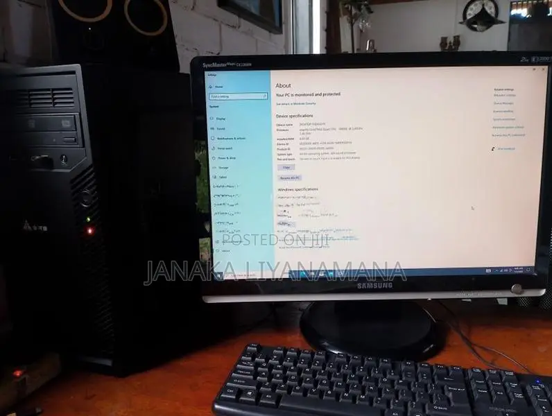Golden Field Desktop Computer Core 2 Quad 8GB RAM GT 630 Samsung Monit