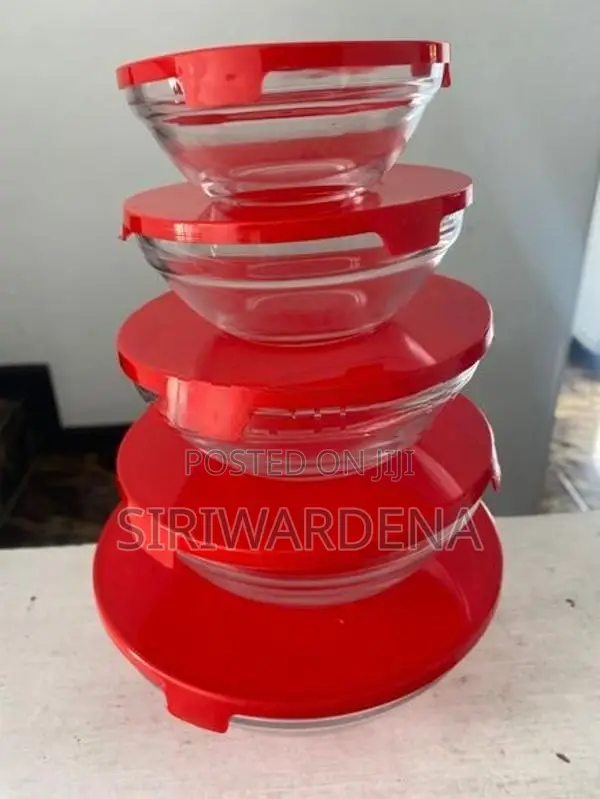 6 Piece Glass Bowl Set