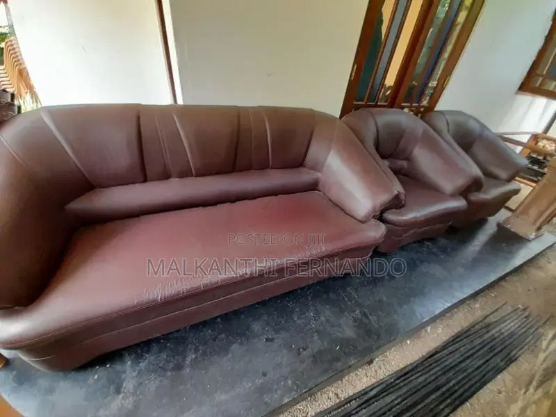Leather Sofa With Five Seater