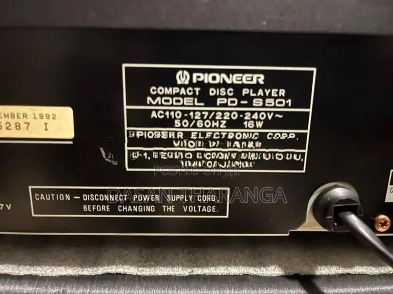 Pioneer Vintage Audio CD Player