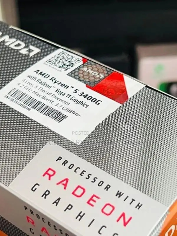 Ryzen 5 3400G Boxed Processor