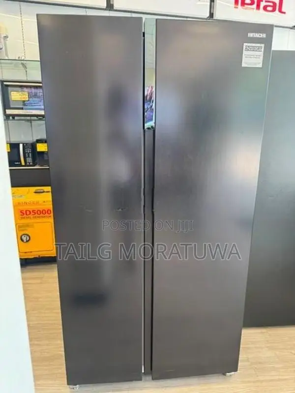 Hitachi Inverter Refrigerator - 2 Door, Side By Side, 525L, No Frost