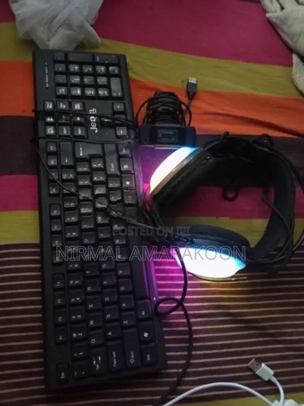 Gameing Head Set With Keybord