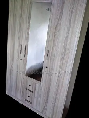 Melamine Ash Colour 3 Door Cupboard