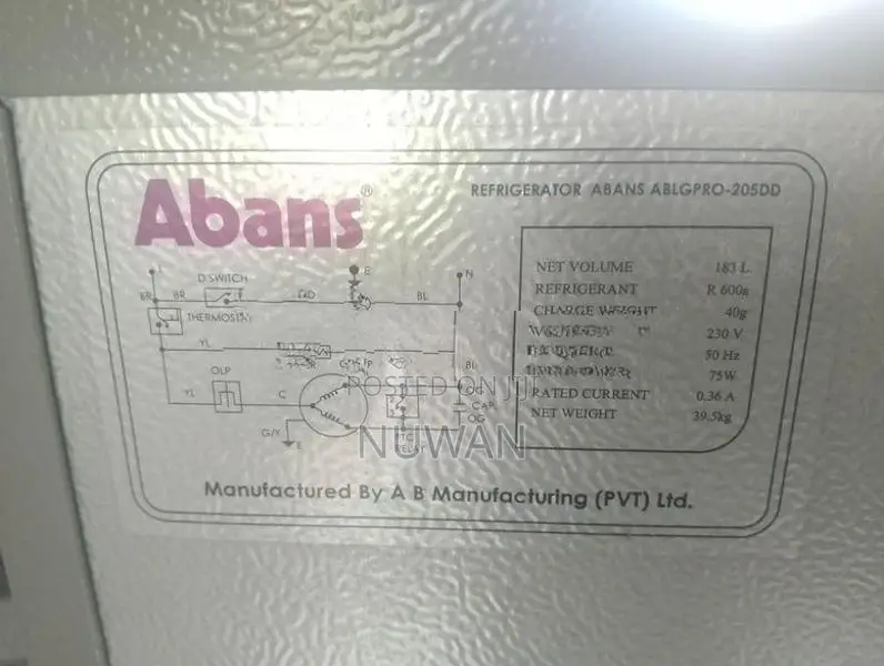 Abans Refrigerator