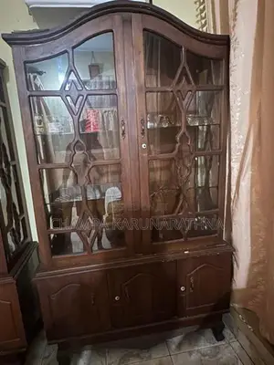 Teak Wood Pantry / Display Cabinet
