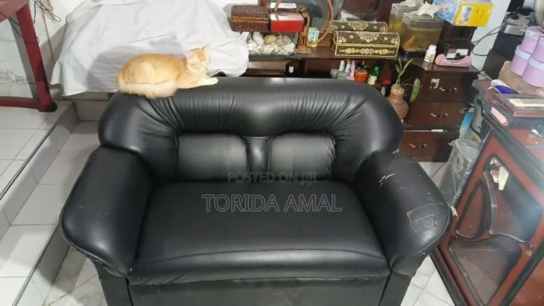 Black Sofa Set 3+2+1