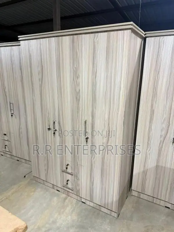 New 3 D Ash White Melamine Wardrobes
