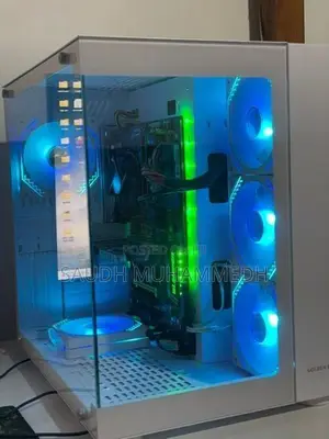 White Gaming Pc With ARGB Fan