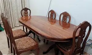 Oval Dining Table with Chairs