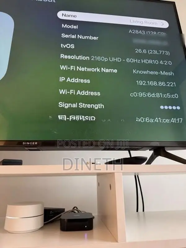 Apple TV 4K 3rd Gen 128GB Wi-Fi + Ethernet