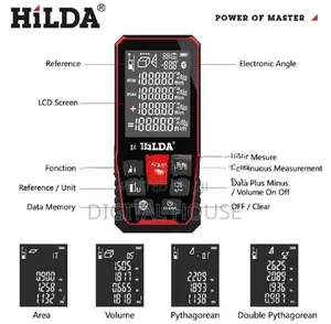 Distance Meter / Laser Tape 120M\ 394ft Digital Angle Sensor industria