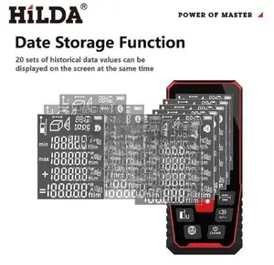 Distance Meter / Laser Tape 120M\ 394ft Digital Angle Sensor industria