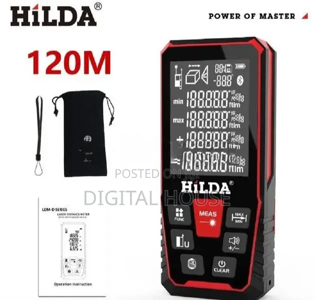 Distance Meter / Laser Tape 120M\ 394ft Digital Angle Sensor industria