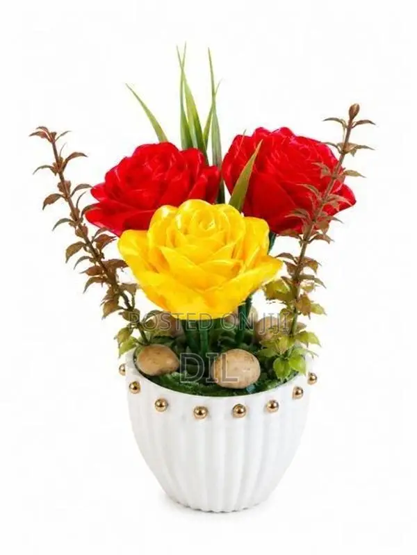 Ribbon Flower Vases