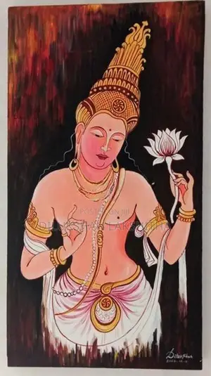 Handmade Padmapani Bodhisattva Painting