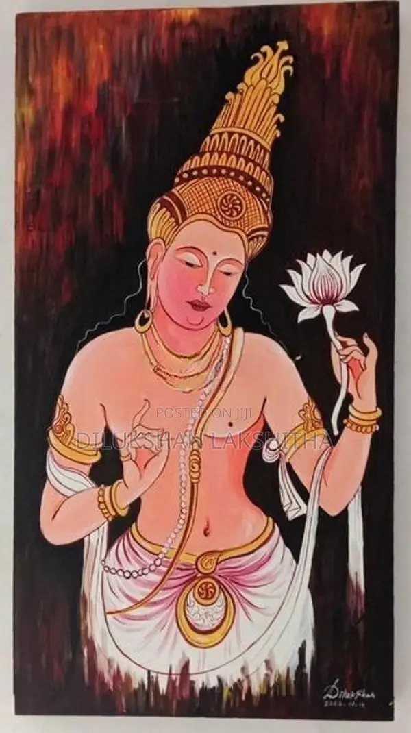 Handmade Padmapani Bodhisattva Painting