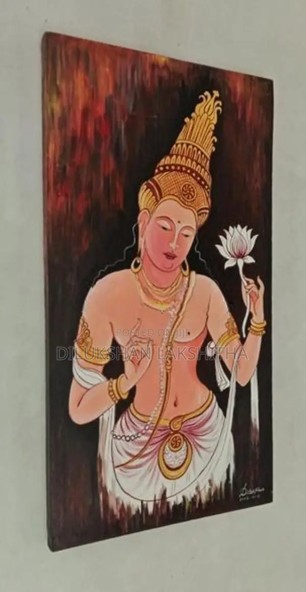 Handmade Padmapani Bodhisattva Painting
