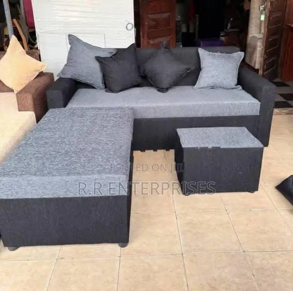Modern Colour Fabric Sofa Set