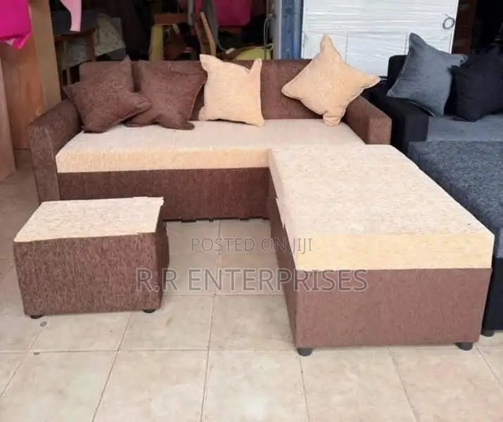 Modern Colour Fabric Sofa Set