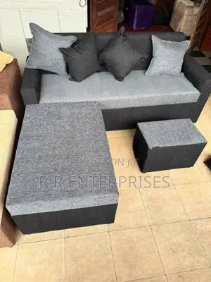 Modern Colour Fabric Sofa Set
