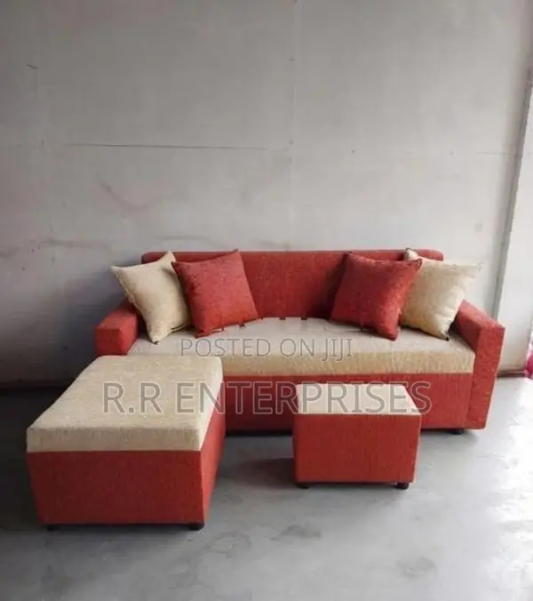 Modern Colour Fabric Sofa Set
