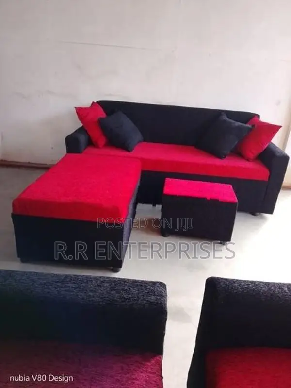 Modern Colour Fabric Sofa Set