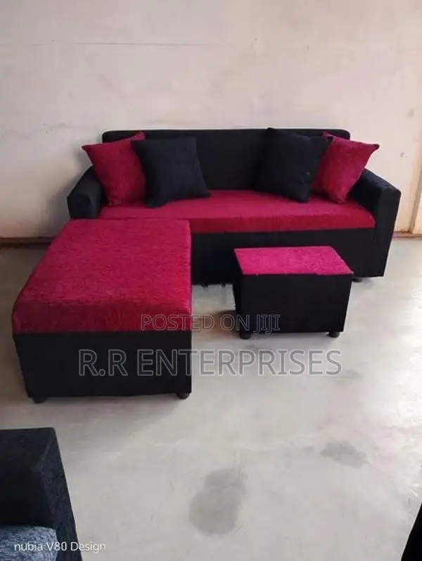 Modern Colour Fabric Sofa Set