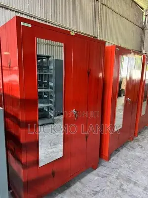 New 6x4 Size Steel Cupboard with Mirror (Jj23)